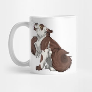 Chocolate Bicolor Longhair Mug